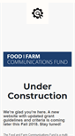 Mobile Screenshot of foodandfarmcommunications.org